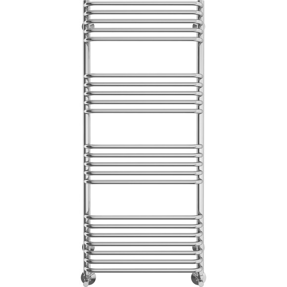 Водяной полотенцесушитель Terminus Стандарт П22 500x1200 4670078529817 Хром, нижнее подключение, G 1/2" ВР, с угловым соединением