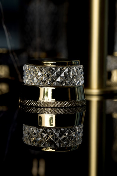 Смеситель для раковины Boheme Aura 152-G-A Золото