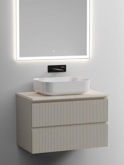 Тумба под раковину Sancos Snob T 80 SNT80CE подвесная Beige Soft