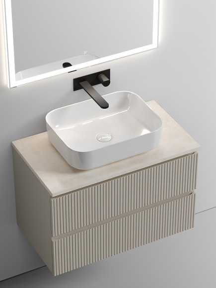 Тумба под раковину Sancos Snob T 80 SNT80CE подвесная Beige Soft