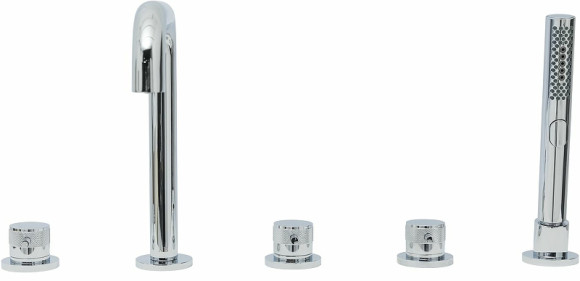 Смеситель на борт ванны Allen Brau Priority 5.31007-00 Хром