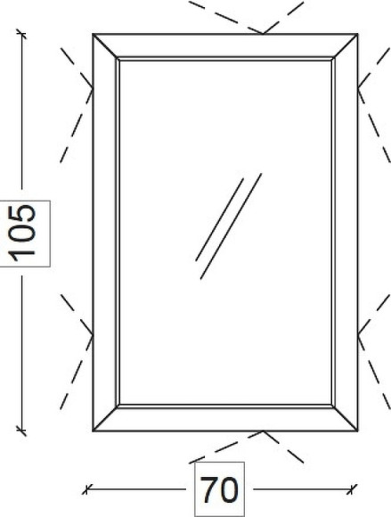 Зеркало Boheme Armadi Art Lucido 70 567-PU с подсветкой Лиловый Зеркало Boheme Armadi Art Lucido 70 567-PU с подсветкой Лиловый