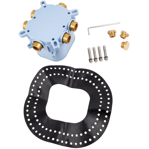 Смеситель для душа Kaiser Areva 08077 с термостатом Хром Смеситель для душа Kaiser Areva 08077 с термостатом Хром