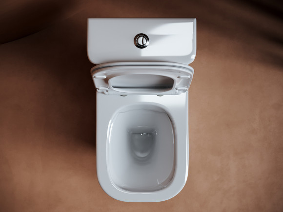 Унитаз компакт Ceramicanova Alfa CN9002 с бачком и сиденьем Микролифт Унитаз компакт Ceramicanova Alfa CN9002 с бачком и сиденьем Микролифт