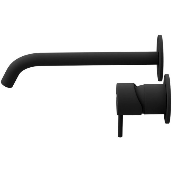 Смеситель для раковины Cezares Leaf LEAF-BLI2-L-NOP Черный матовый