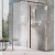 Душевая перегородка Ravak ST Walk-In Corner 120х80 GW1CG4300Z1 профиль Черный стекло Transparent