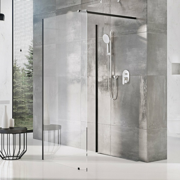 Душевая перегородка Ravak ST Walk-In Corner 120х80 GW1CG4300Z1 профиль Черный стекло Transparent Душевая перегородка Ravak ST Walk-In Corner 120х80 GW1CG4300Z1 профиль Черный стекло Transparent