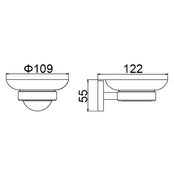 Мыльница Timo Saona 13021/00 Хром Мыльница Timo Saona 13021/00 Хром