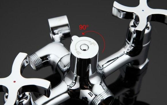 Смеситель для ванны Gappo G2243 универсальный Хром