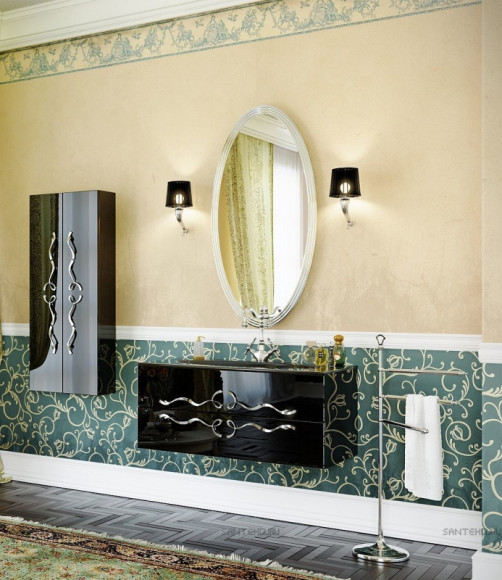 Тумба под раковину Clarberg Due amanti 100 DUE0110BLK подвесная Черная без ручек Тумба под раковину Clarberg Due amanti 100 DUE0110BLK подвесная Черная без ручек