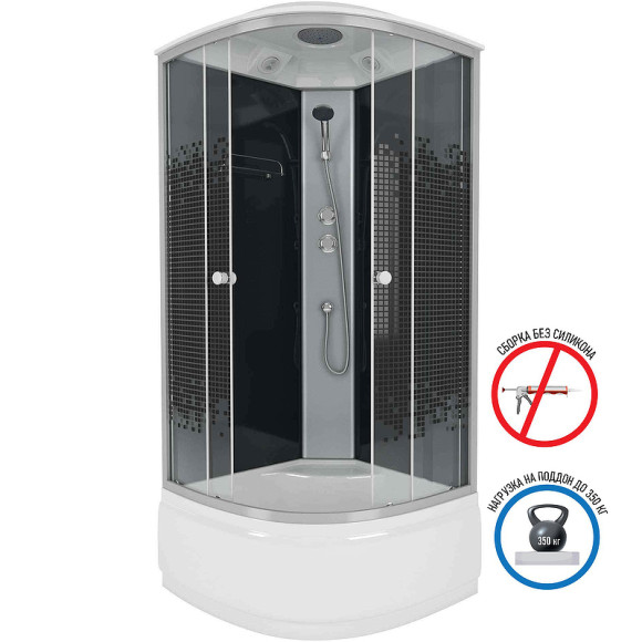 Душевая кабина Niagara Eco 100х100 NG-7509-14 без гидромассажа Душевая кабина Niagara Eco 100х100 NG-7509-14 без гидромассажа