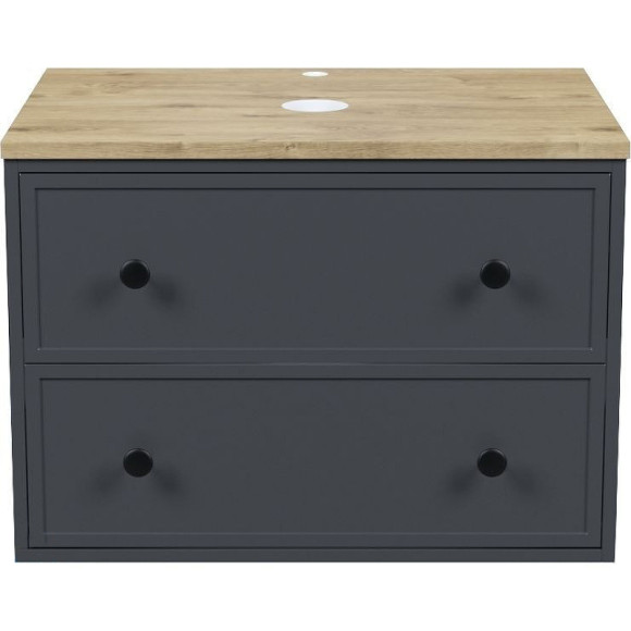 Тумба под раковину Iddis Torr 70 TOR70DVi95K подвесная Темно-серая