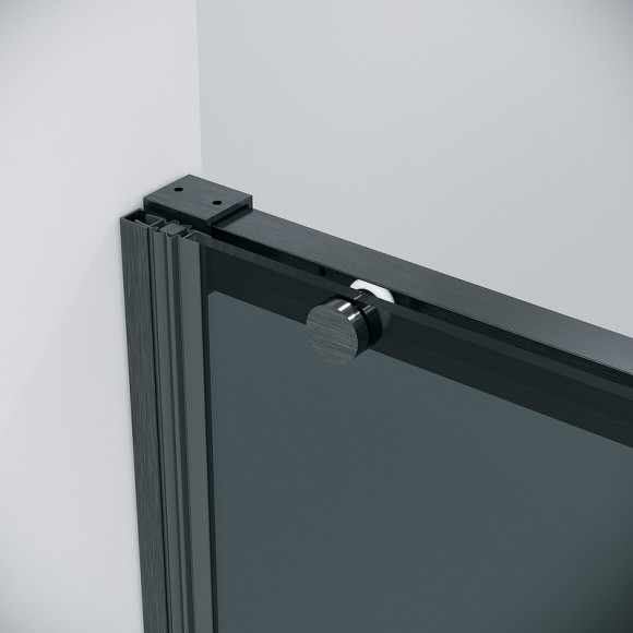 Душевая дверь Grossman Galaxy 100 100.K33.01.100.42.10 профиль Графит сатин стекло тонированное Душевая дверь Grossman Galaxy 100 100.K33.01.100.42.10 профиль Графит сатин стекло тонированное