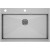 Кухонная мойка Paulmark Kroner-Pro 75 PM707551-BS Брашированная сталь
