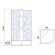 Душевая кабина River Nara XL 100x100 МТ Б/К 10000006203 с поддоном Душевая кабина River Nara XL 100x100 МТ Б/К 10000006203 с поддоном