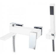 Смеситель для ванны Boheme Q 143-WCR.2 Белый Хром