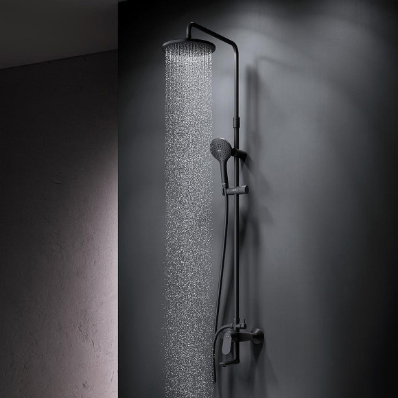 Душевая система AM.PM Sunny F0785C922 Черная матовая Душевая система AM.PM Sunny F0785C922 Черная матовая