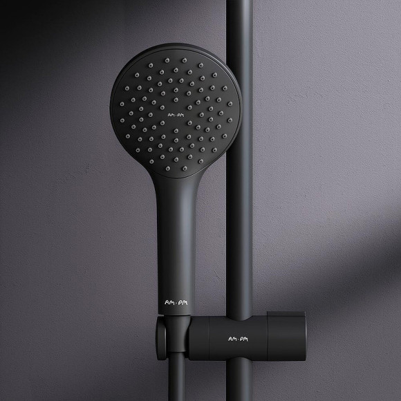 Душевая система AM.PM Sunny F0785C922 Черная матовая Душевая система AM.PM Sunny F0785C922 Черная матовая