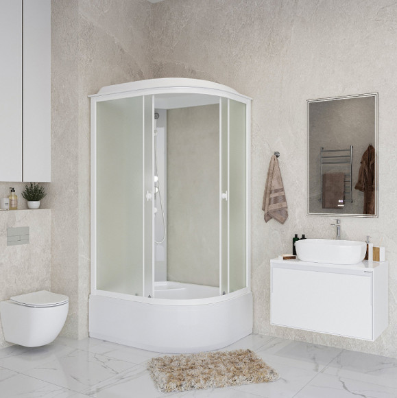 Душевая кабина Niagara Promo 110x80 L P110/80/40L/MT без гидромассажа Душевая кабина Niagara Promo 110x80 L P110/80/40L/MT без гидромассажа