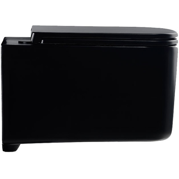 Унитаз Vincea Ultra Rimless VT1-32MB подвесной Черный матовый с сиденьем Микролифт Унитаз Vincea Ultra Rimless VT1-32MB подвесной Черный матовый с сиденьем Микролифт