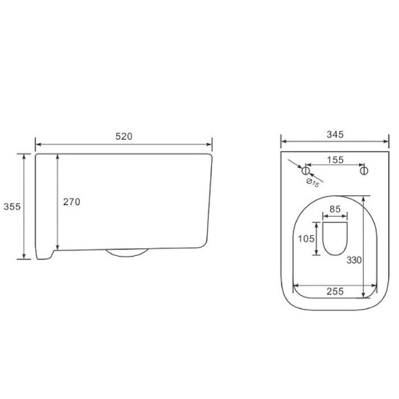 Унитаз Vincea Ultra Rimless VT1-32MB подвесной Черный матовый с сиденьем Микролифт Унитаз Vincea Ultra Rimless VT1-32MB подвесной Черный матовый с сиденьем Микролифт