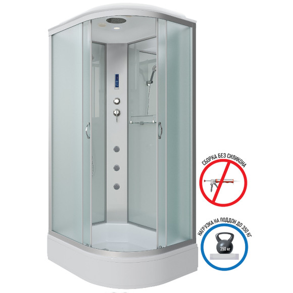 Душевая кабина Niagara Classic 110х90 L NG-33194-14LF с гидромассажем Душевая кабина Niagara Classic 110х90 L NG-33194-14LF с гидромассажем