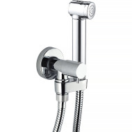 Гигиенический душ с запорным вентилем Bossini Alexa Brass E57001B.030 Хром