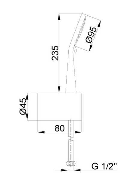 Душевой гарнитур Azario AZ-15786010 Хром