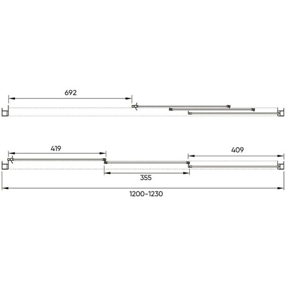 Душевая дверь Veconi Vianno VN-31 120 VN31-120-01-C5 профиль Хром стекло прозрачное Душевая дверь Veconi Vianno VN-31 120 VN31-120-01-C5 профиль Хром стекло прозрачное