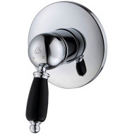 Смеситель для душа Caprigo Adria-Uno Black Edition 02B-550-crm Хром