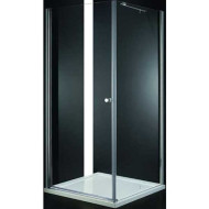 Душевой уголок Cezares Elena W-A-1 90x90 ELENA-W-A-1-90-P-Cr-R профиль Хром стекло рифленое