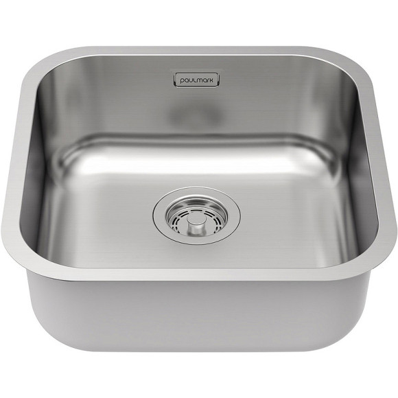 Кухонная мойка Paulmark Vello 44 Uni VE44-BS Брашированная нержавеющая сталь