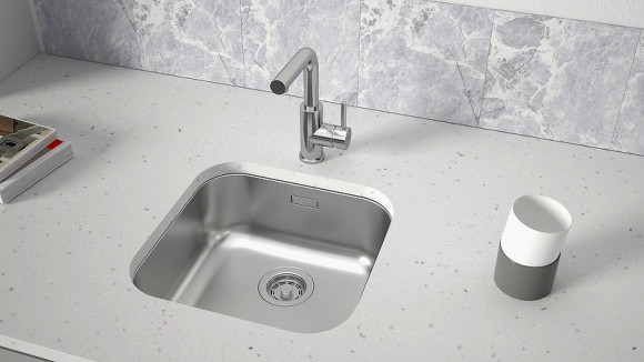 Кухонная мойка Paulmark Vello 44 Uni VE44-BS Брашированная нержавеющая сталь