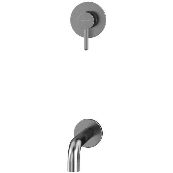 Смеситель для ванны Whitecross Y brushed nickel YSET03NIB Брашированный никель Смеситель для ванны Whitecross Y brushed nickel YSET03NIB Брашированный никель