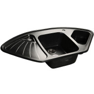 Кухонная мойка GranFest Corner GF-C1040E Черная Кухонная мойка GranFest Corner GF-C1040E Черная