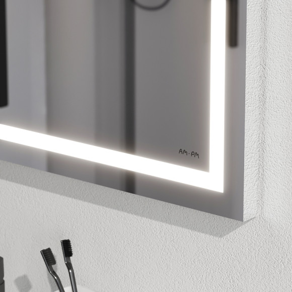 Зеркало AM.PM Gem 80 M91AMOX0801WG с подсветкой с механическим выключателем