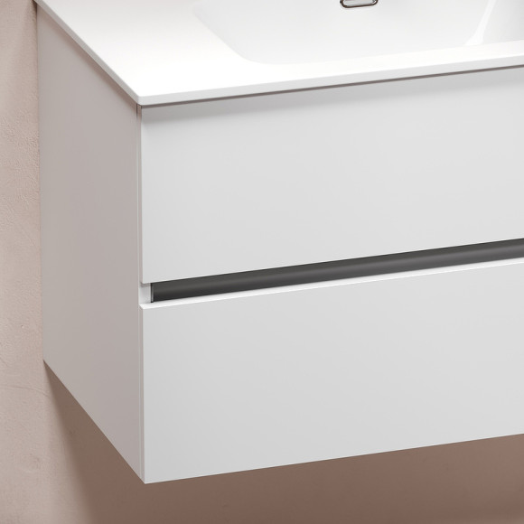 Тумба под раковину Sancos Urban 80 UR80W подвесная Белый глянец