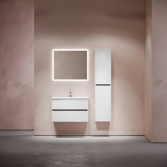 Тумба под раковину Sancos Urban 80 UR80W подвесная Белый глянец