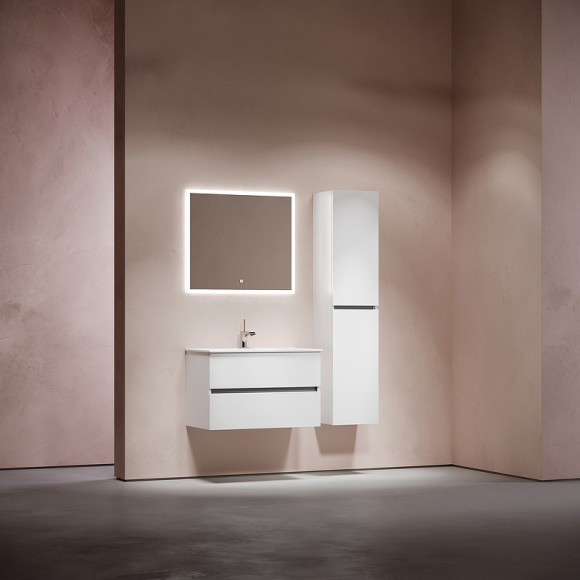 Тумба под раковину Sancos Urban 80 UR80W подвесная Белый глянец