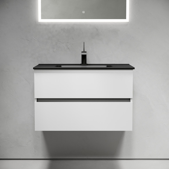 Тумба под раковину Sancos Urban 80 UR80W подвесная Белый глянец