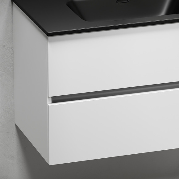 Тумба под раковину Sancos Urban 80 UR80W подвесная Белый глянец