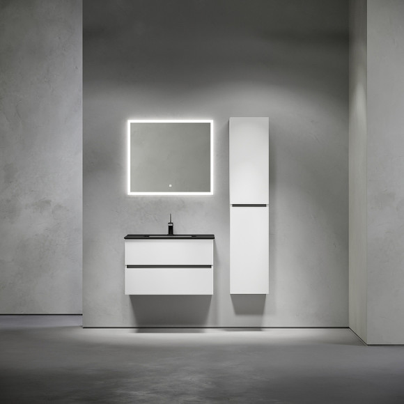 Тумба под раковину Sancos Urban 80 UR80W подвесная Белый глянец