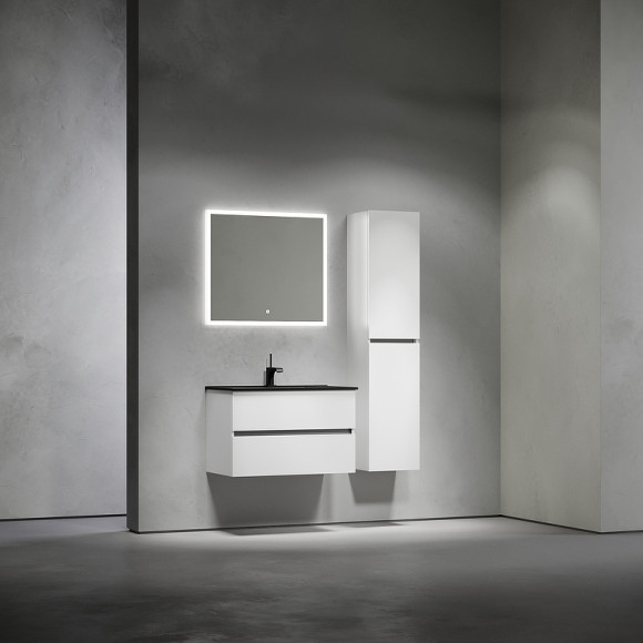 Тумба под раковину Sancos Urban 80 UR80W подвесная Белый глянец