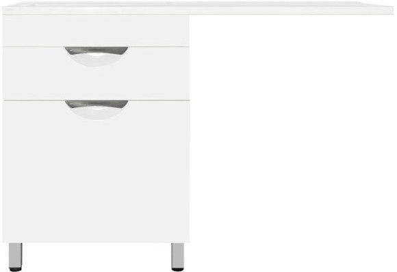 Тумба под раковину Style Line Жасмин 120 с 1 ящиком Белая