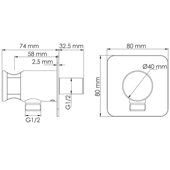 Душевая система WasserKRAFT Sauer A7148.183.261.280.197.281 Thermo с термостатом Золото