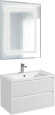 Тумба под раковину Aquaton Римини 80 1A226701RN010 подвесная Белый глянец