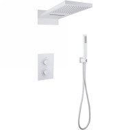 Душевая система Abber Weiss Insel AF8052W с термостатом Белая Душевая система Abber Weiss Insel AF8052W с термостатом Белая
