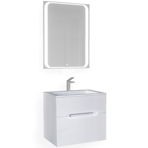 Зеркало Jorno Modul 65 Mоl.02.60/W с подсветкой с сенсорным выключателем Зеркало Jorno Modul 65 Mоl.02.60/W с подсветкой с сенсорным выключателем