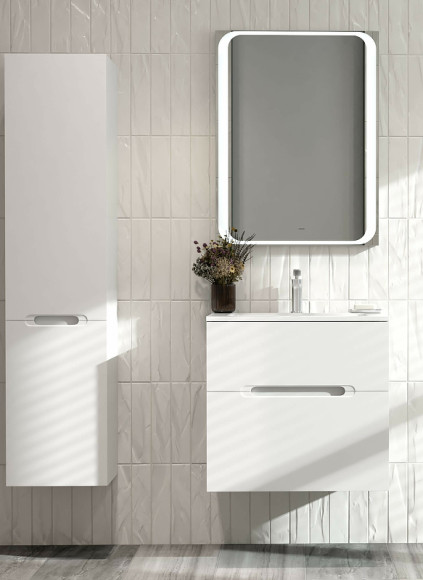 Зеркало Jorno Modul 65 Mоl.02.60/W с подсветкой с сенсорным выключателем Зеркало Jorno Modul 65 Mоl.02.60/W с подсветкой с сенсорным выключателем