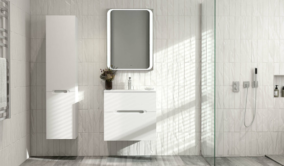 Зеркало Jorno Modul 65 Mоl.02.60/W с подсветкой с сенсорным выключателем Зеркало Jorno Modul 65 Mоl.02.60/W с подсветкой с сенсорным выключателем